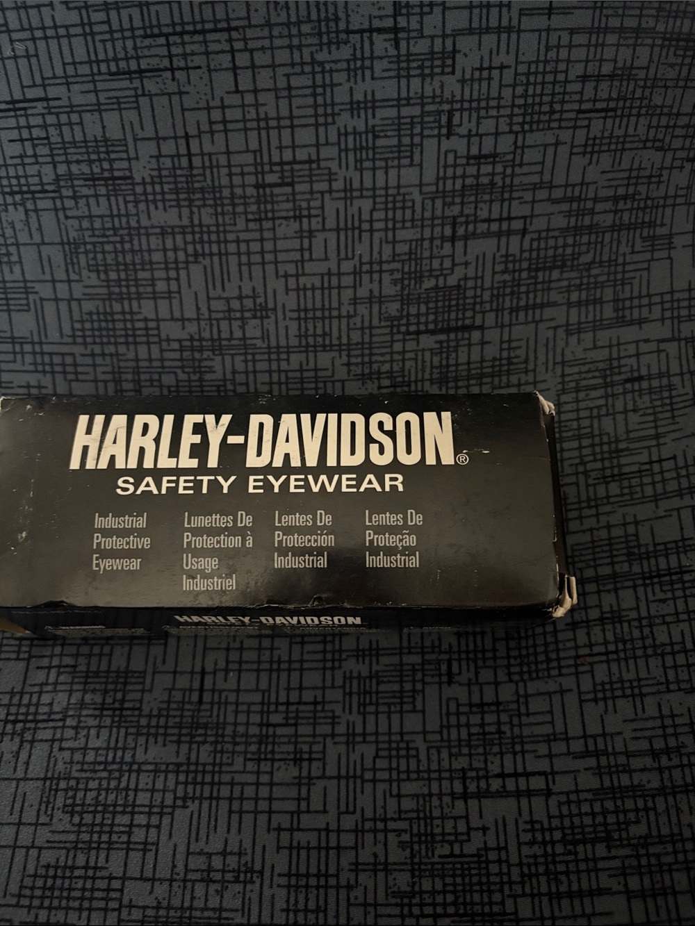 Harley-Davidson Black Safety Eyewear Box with White Logo New